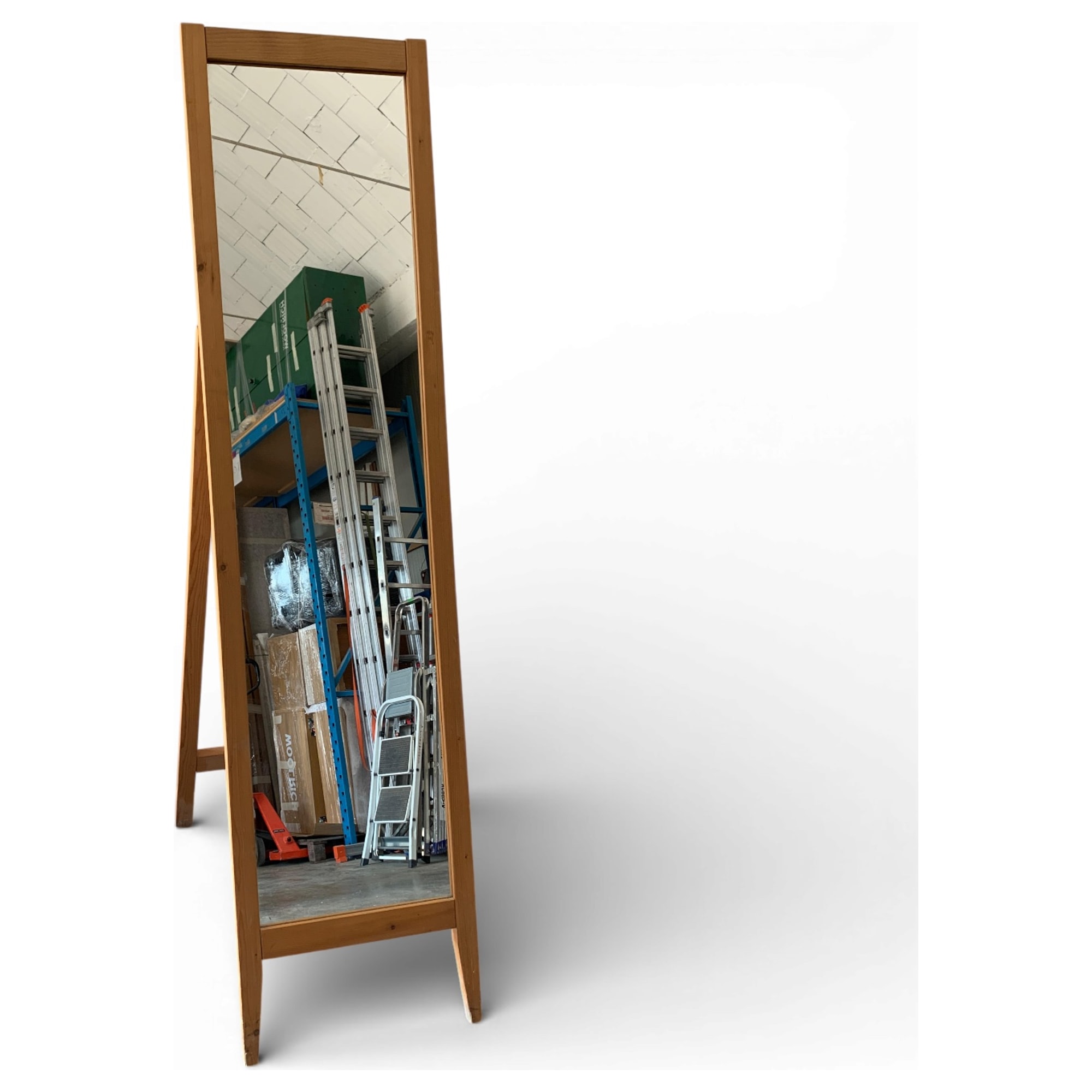 specchio a psiche da terra in abete