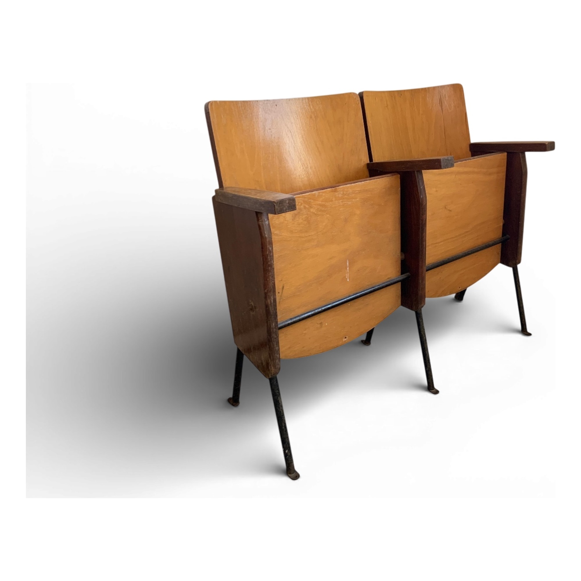 doppio sedile da teatro anni cinquanta