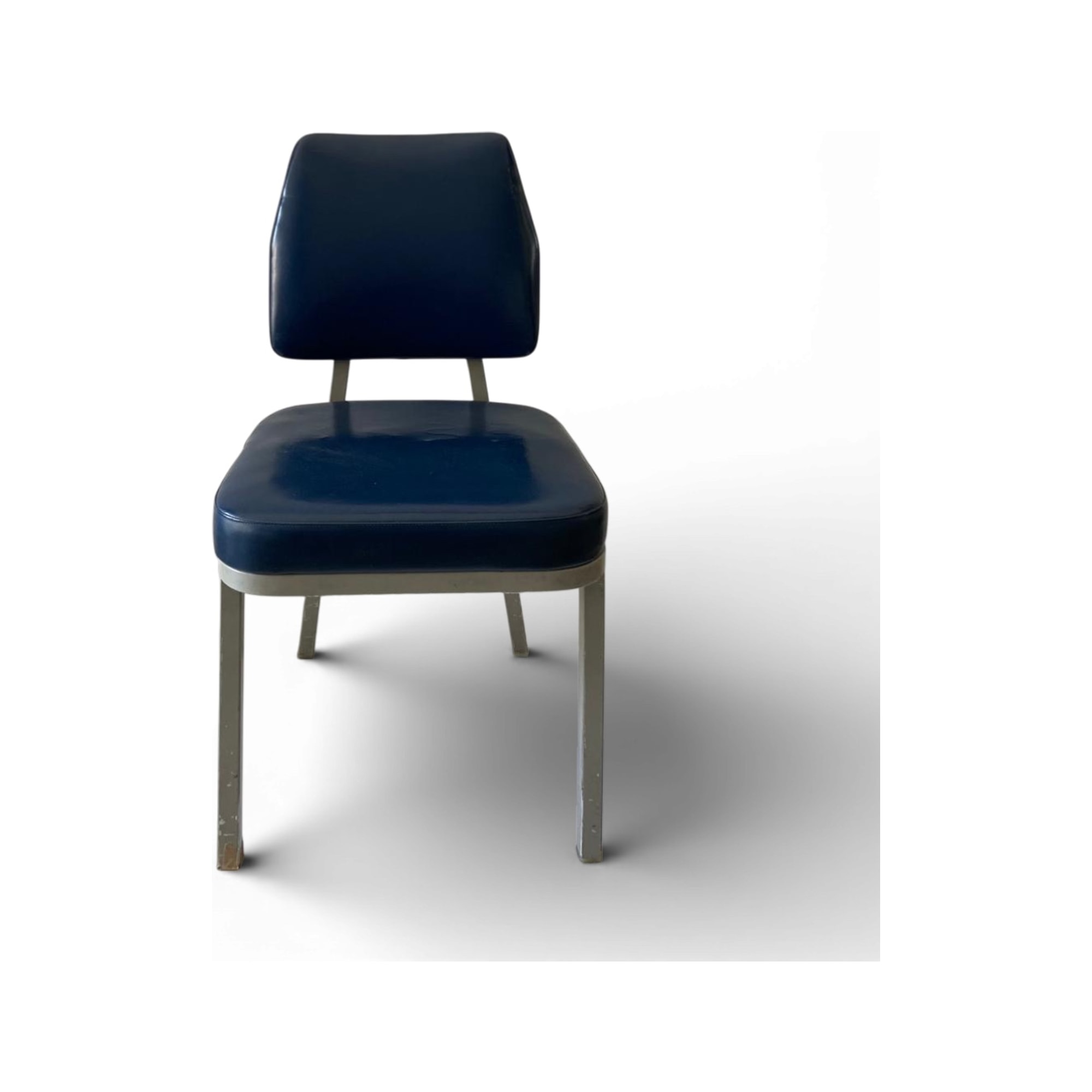 sedia imbottita industriale blu