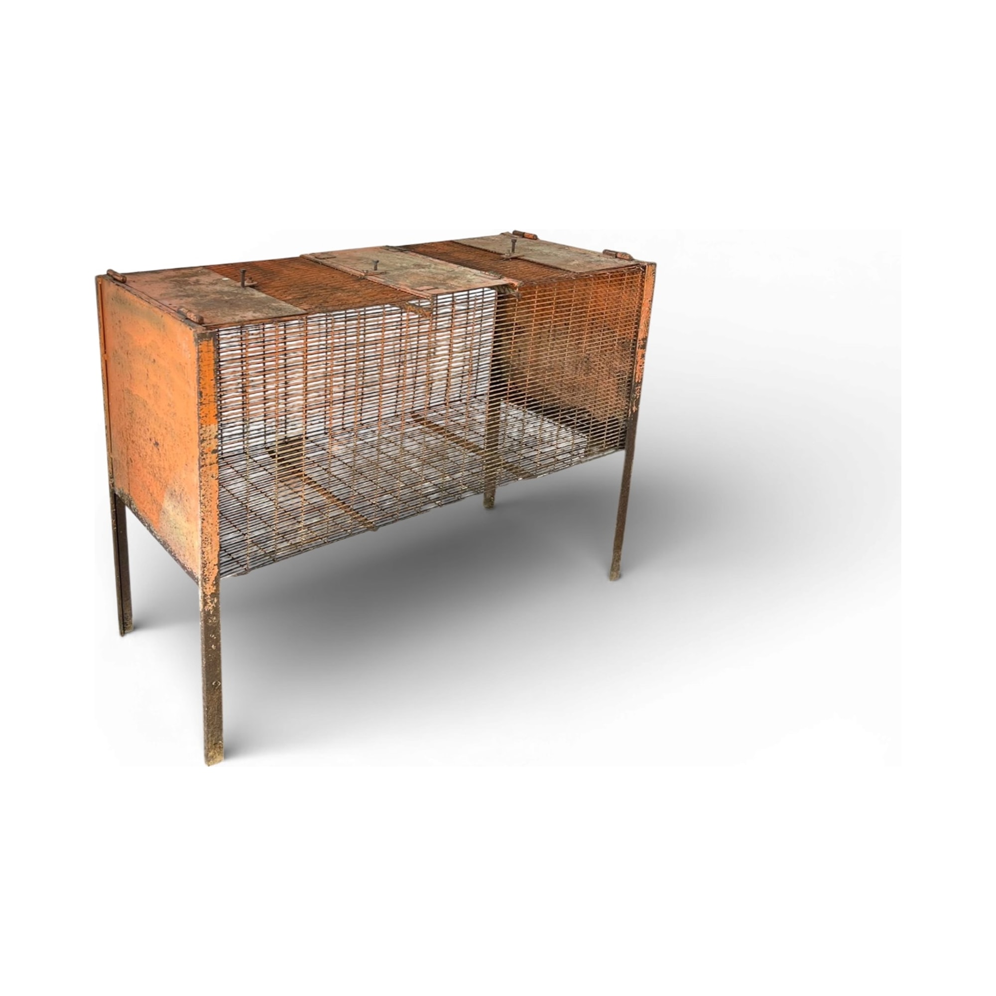 gabbia industriale da allevamento vintage