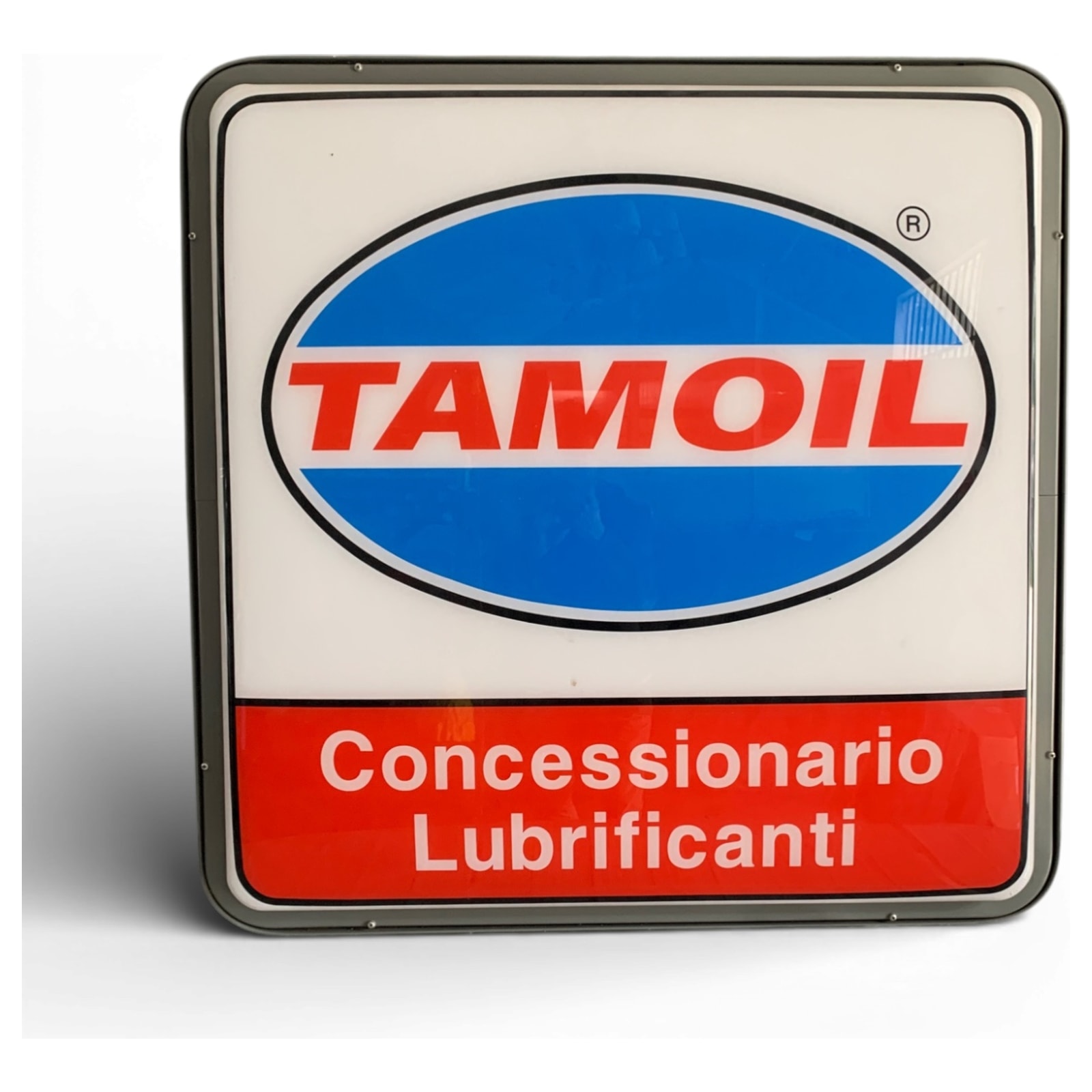 insegna luminosa tamoil concessonario lubrificanti