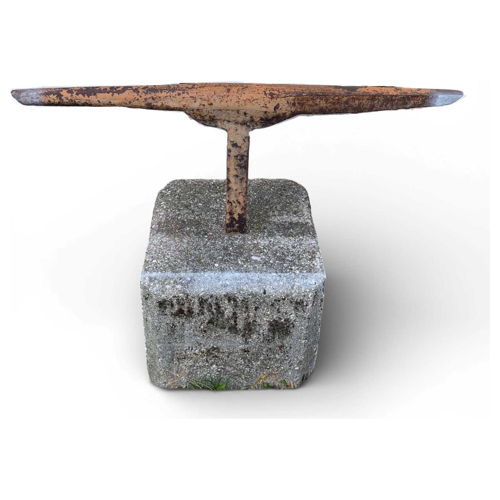 battilama industriale in ferro e cemento