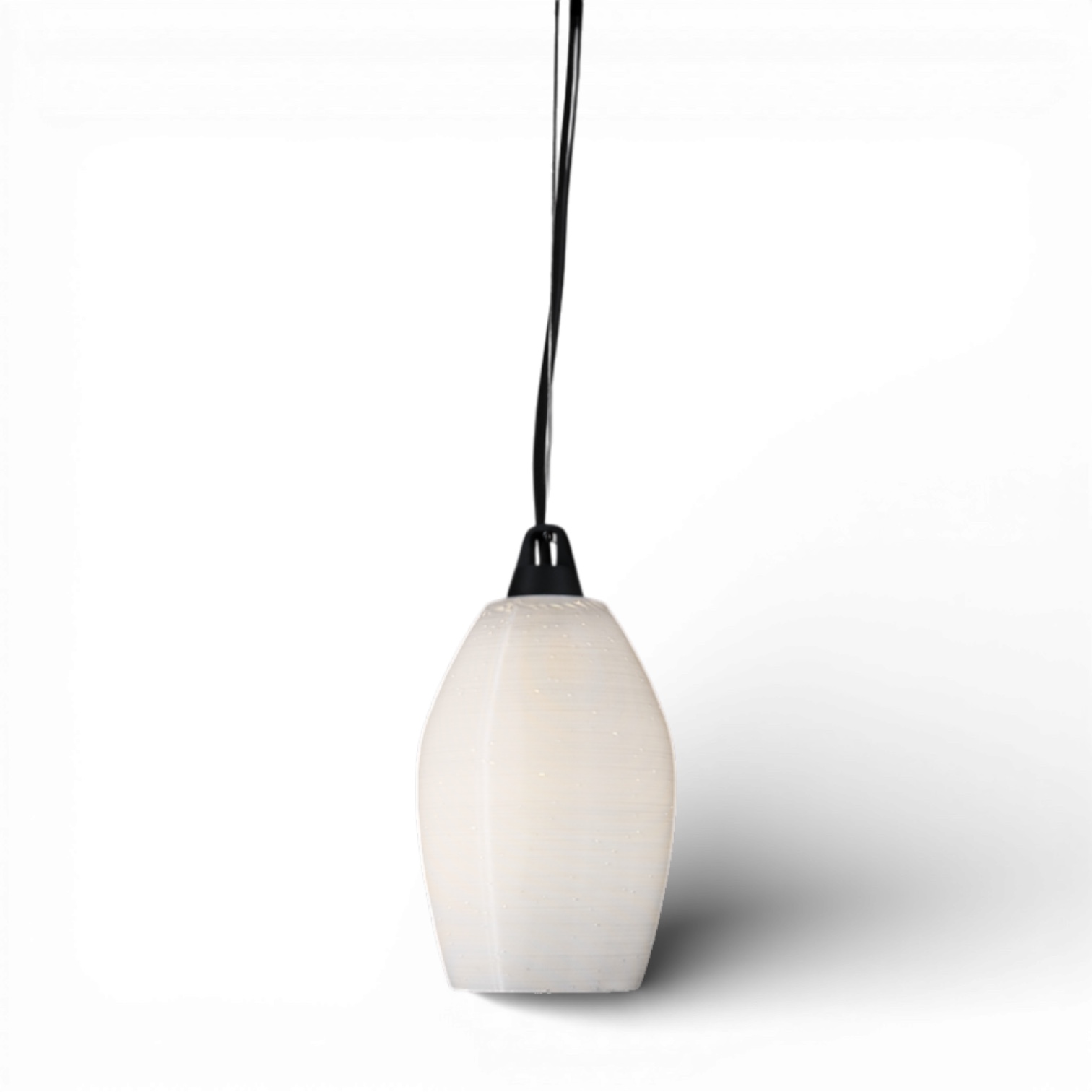 sospensione opalina in polimero stampato