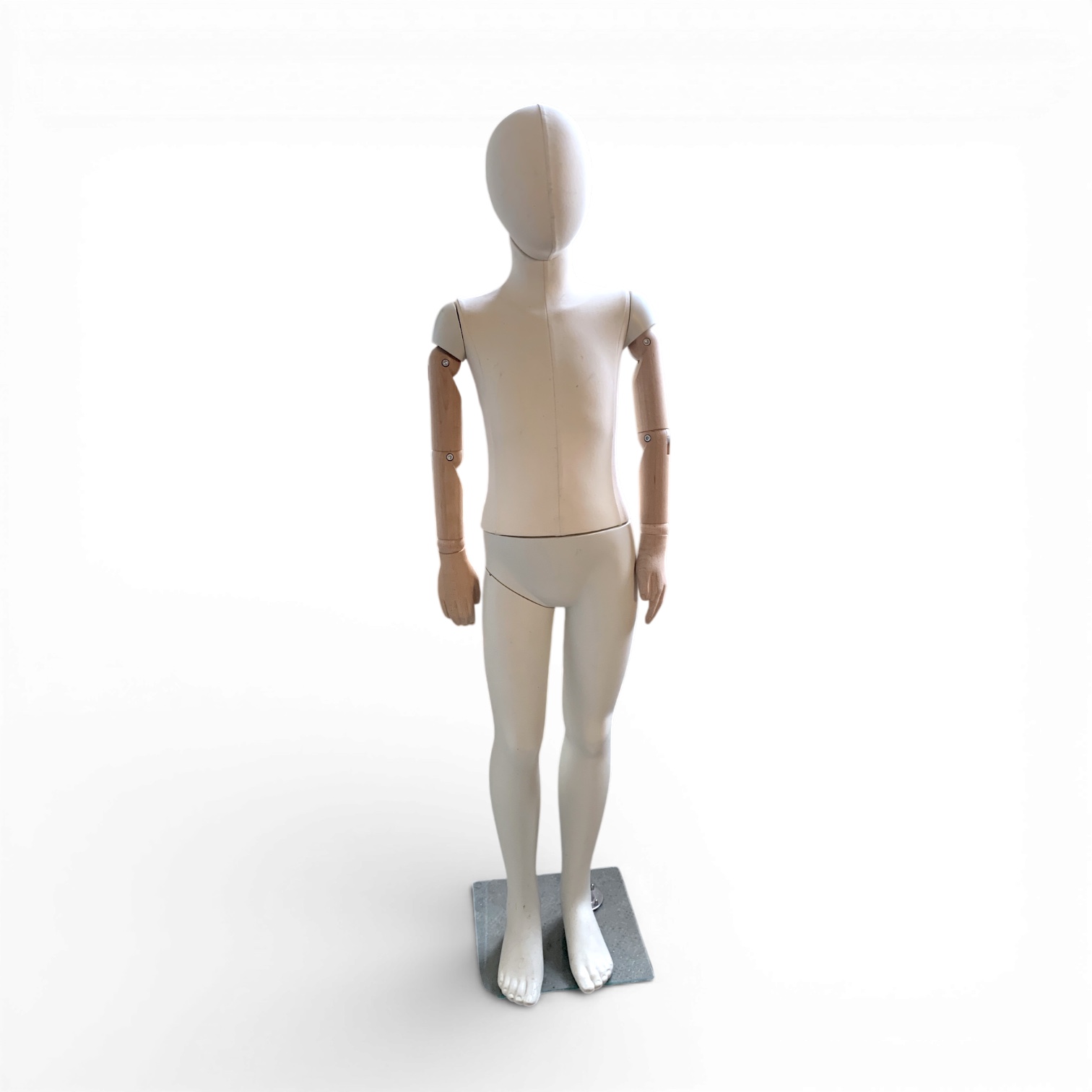 manichino sartoriale da bambino con braccia snodate