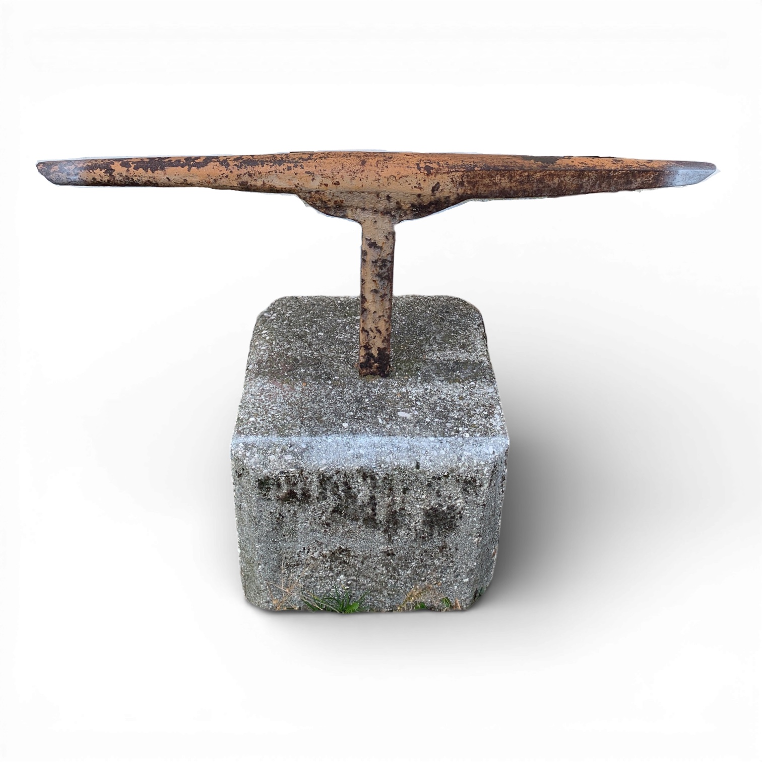 battilama industriale in ferro e cemento