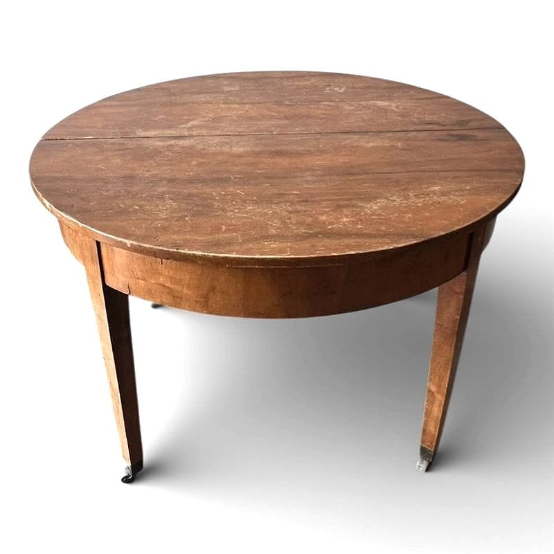 tavolo rotondo estendibile fine '800