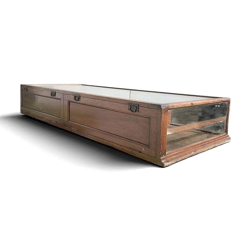 vetrina da esposizione in legno e vetro - immagine 4