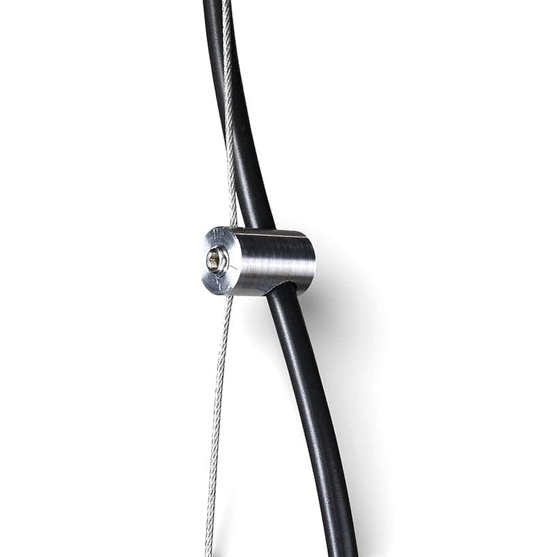 sospensione bianca opalina in polimero stampato - immagine 3