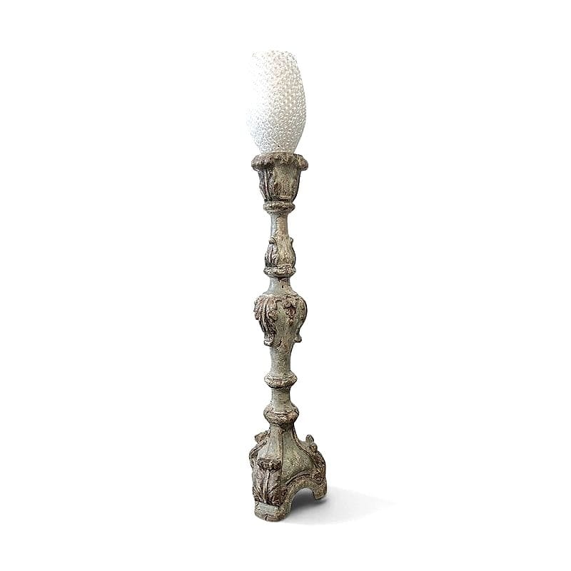 candelabro barocco con paralume in PLA stampato 3D