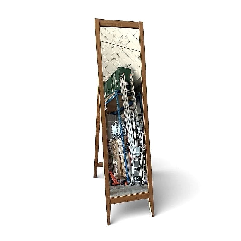 specchio a psiche da terra in abete