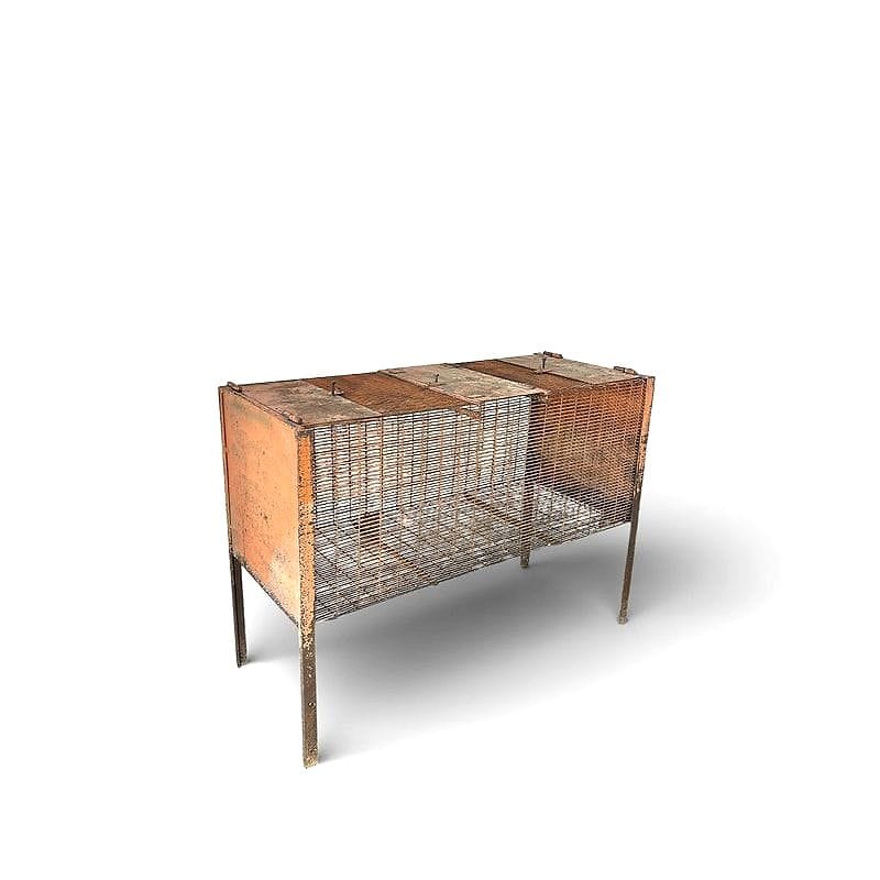 gabbia industriale da allevamento vintage