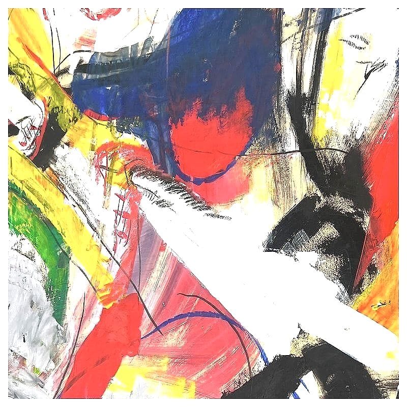 grande quadro astratto  su carta - immagine 4