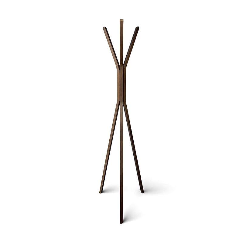 appendiabiti tripode in legno curvato