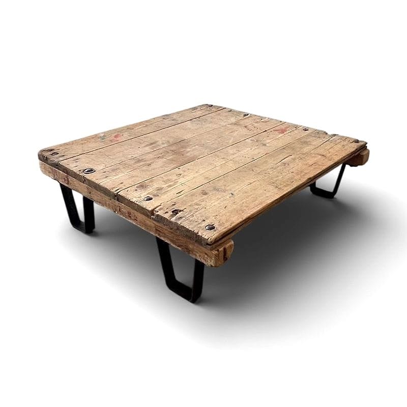 coffee table industriale ricavato da pallet vintage