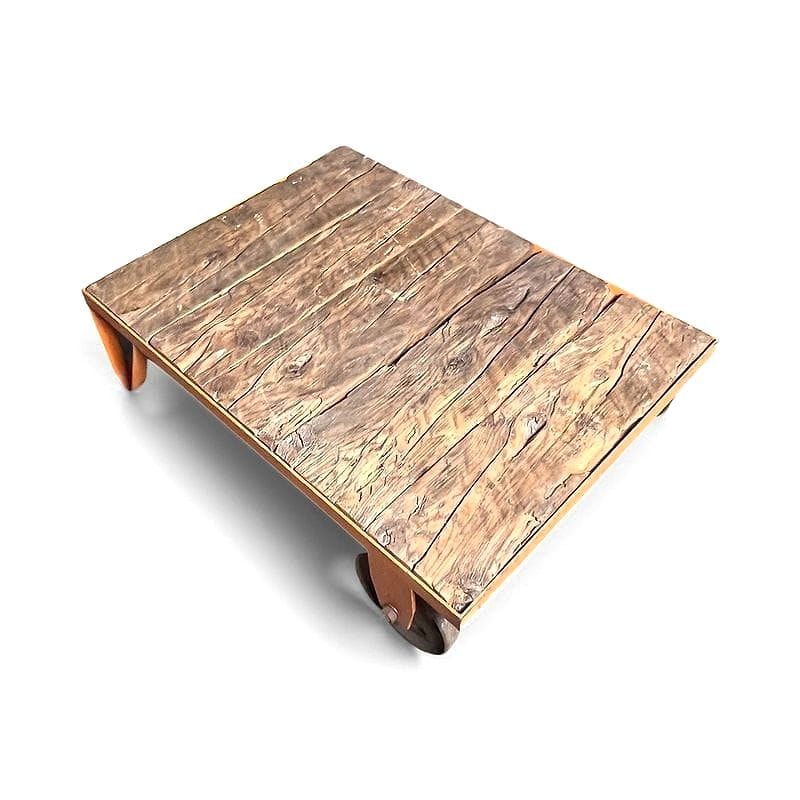 coffee table industriale carrello vintage - immagine 5
