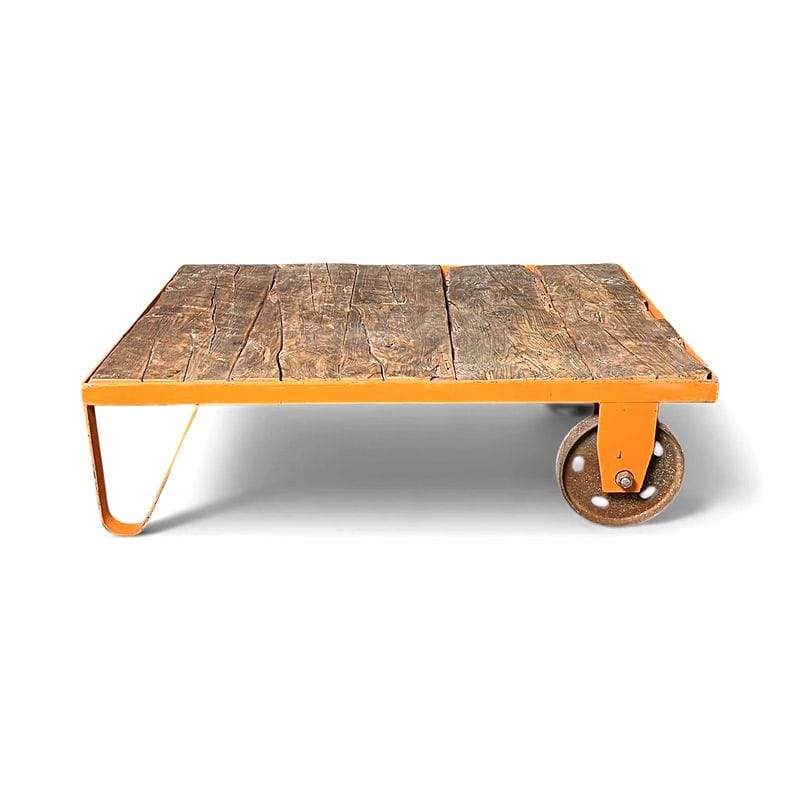 coffee table industriale carrello vintage