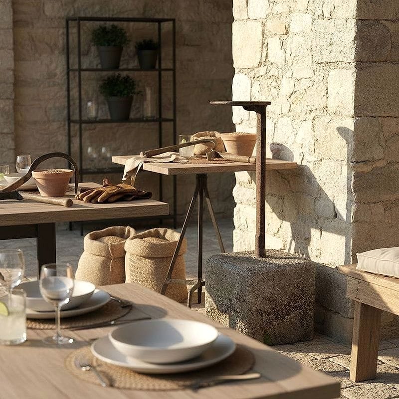 battilama industriale con base in cemento e ferro - immagine 2