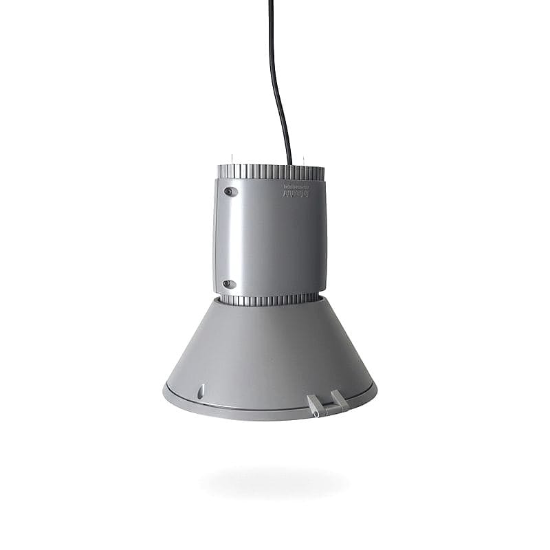 faro industriale a sospensione grigio