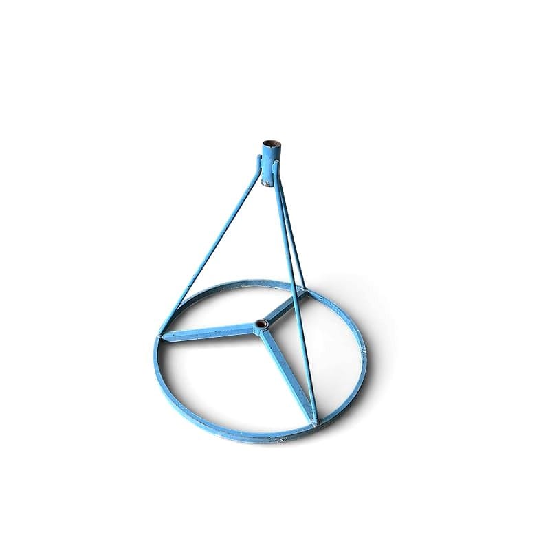 base per ombrellone industriale in tubolare blu