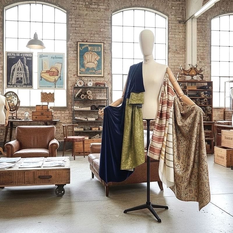 manichino sartoriale busto donna con braccia snodate in legno - immagine 2