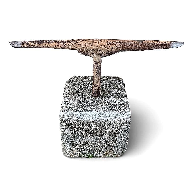 battilama industriale in ferro e cemento